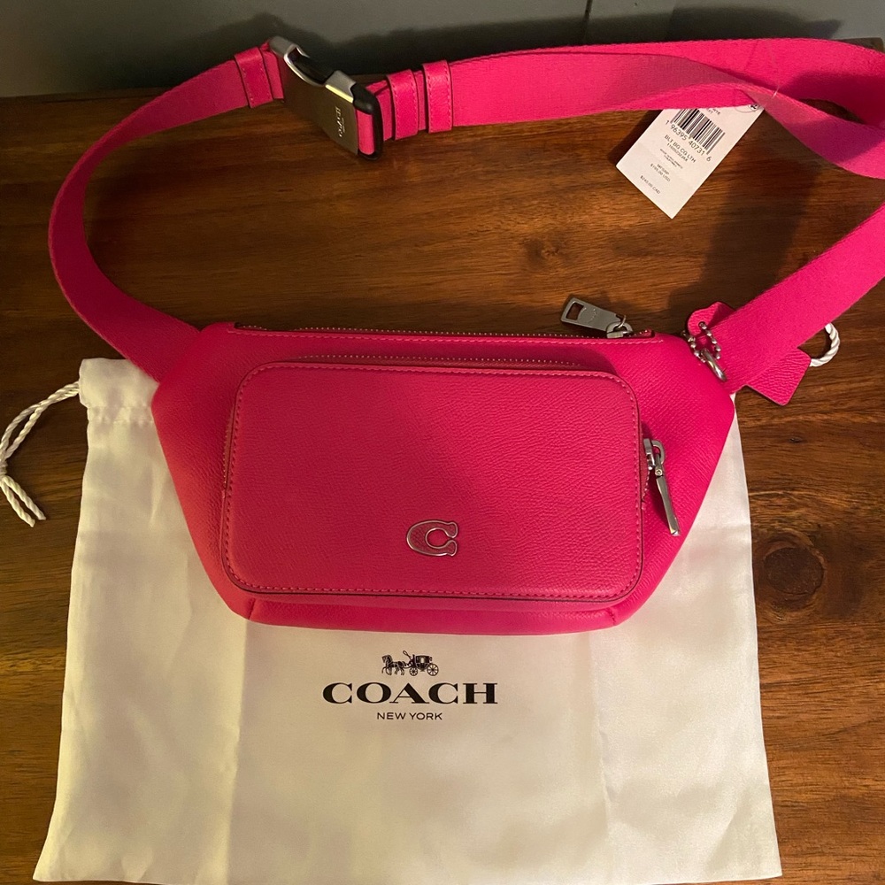Coach Belt Bag in Dragonfruit